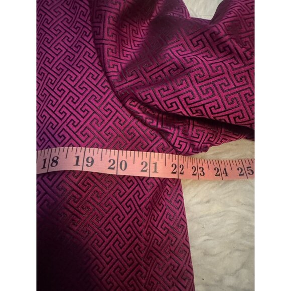 Vintage Hui Ying Asian Mandarin Satin Brocade Embroidered Jacket L - Picture 11 of 11